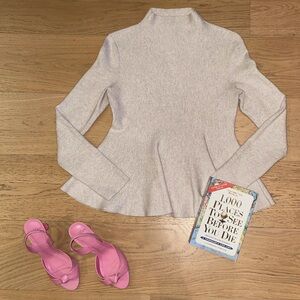 Club Monaco peplum sweater